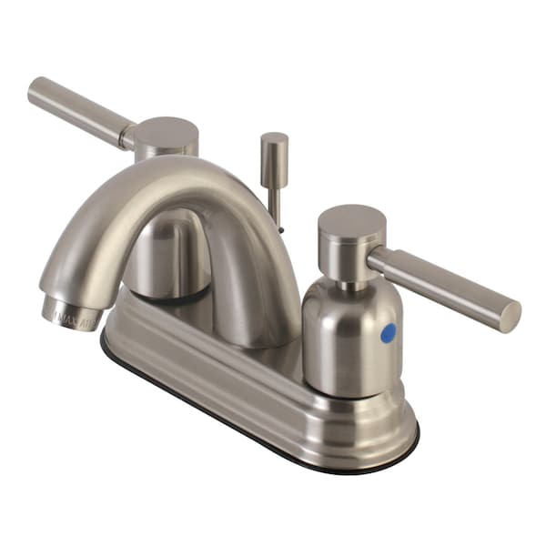 KB8618DL 4" Centerset Bathroom Faucet, Brushed Nickel